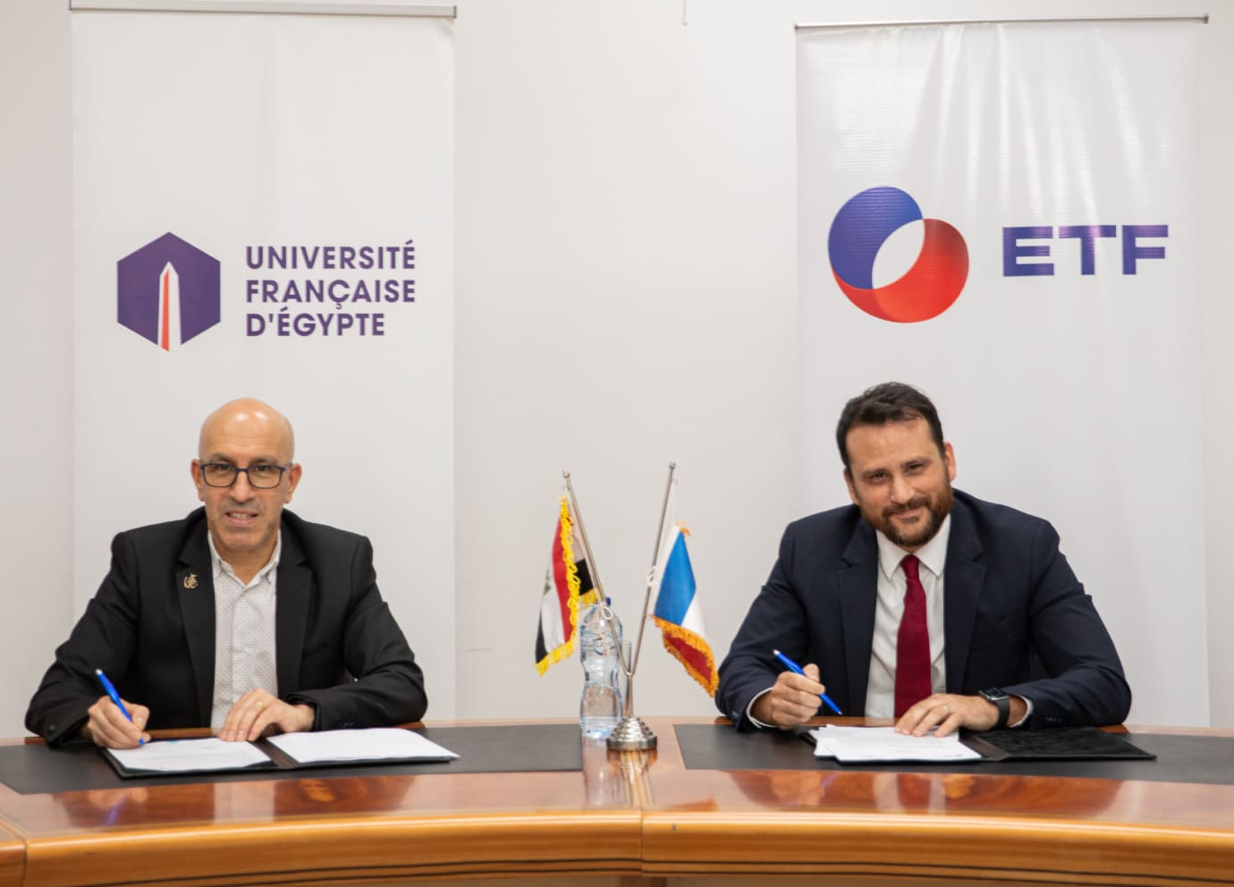 The French University in Egypt Signs MoU with Fab Lab